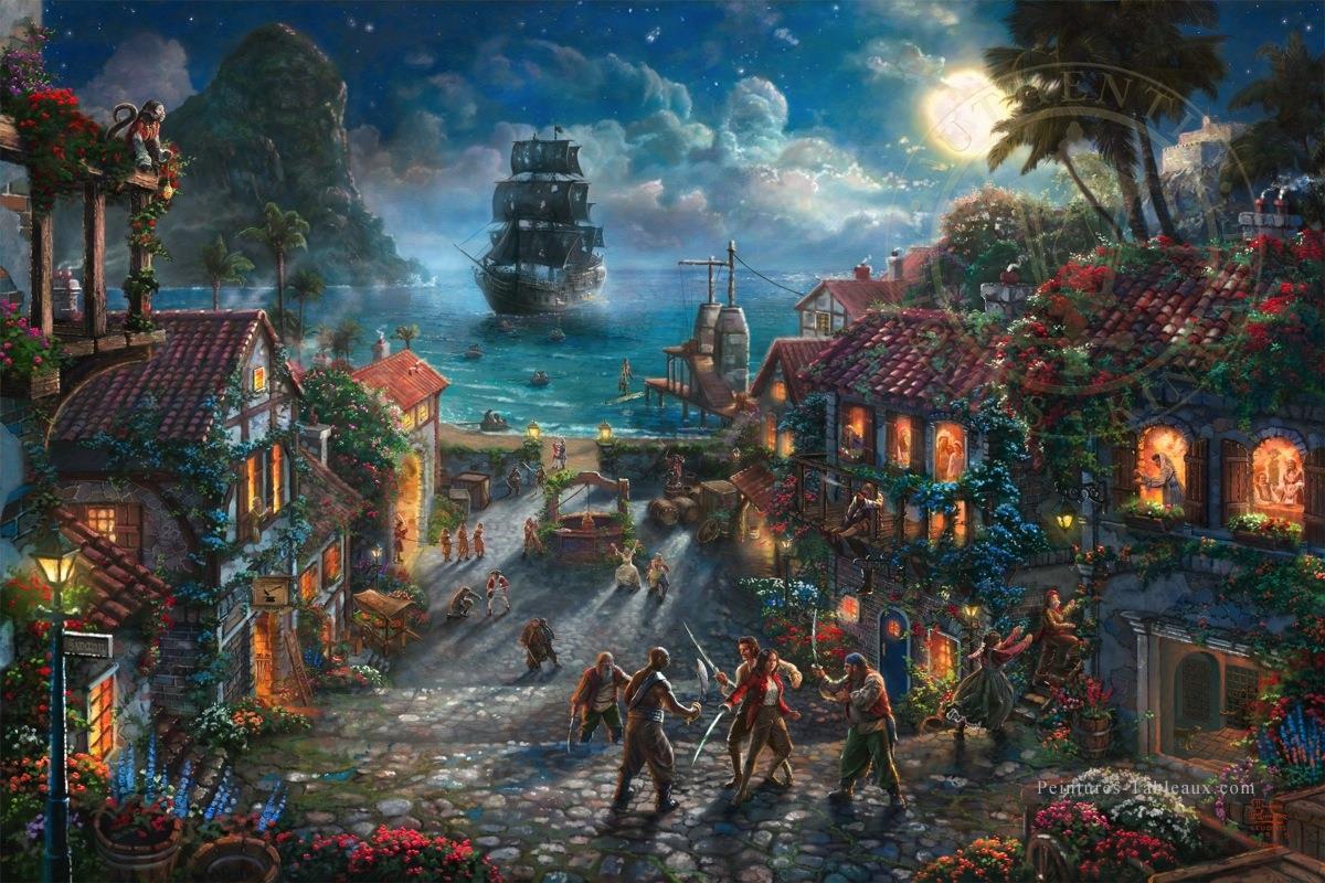 Pirates of the Caribbean TK Disney Peintures à l'huile
